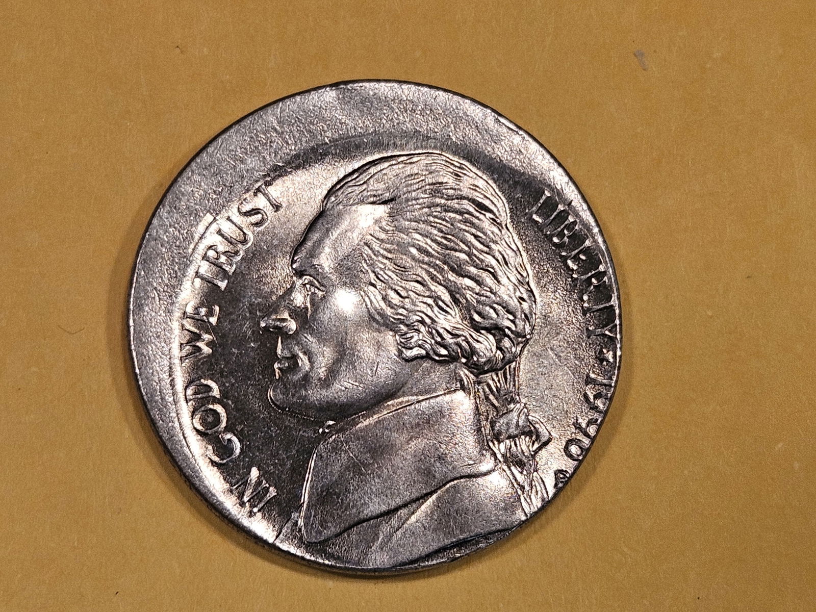 MINT ERROR! GEM Brilliant Uncirculated 1996 Jefferson Nickel (1 of 3)