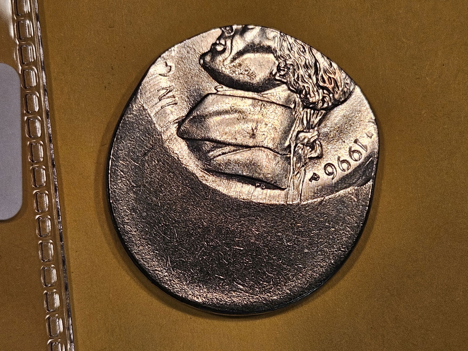 MINT ERROR! Near GEM Brilliant Uncirculated 1996 Jefferson Nickel (1 of 3)