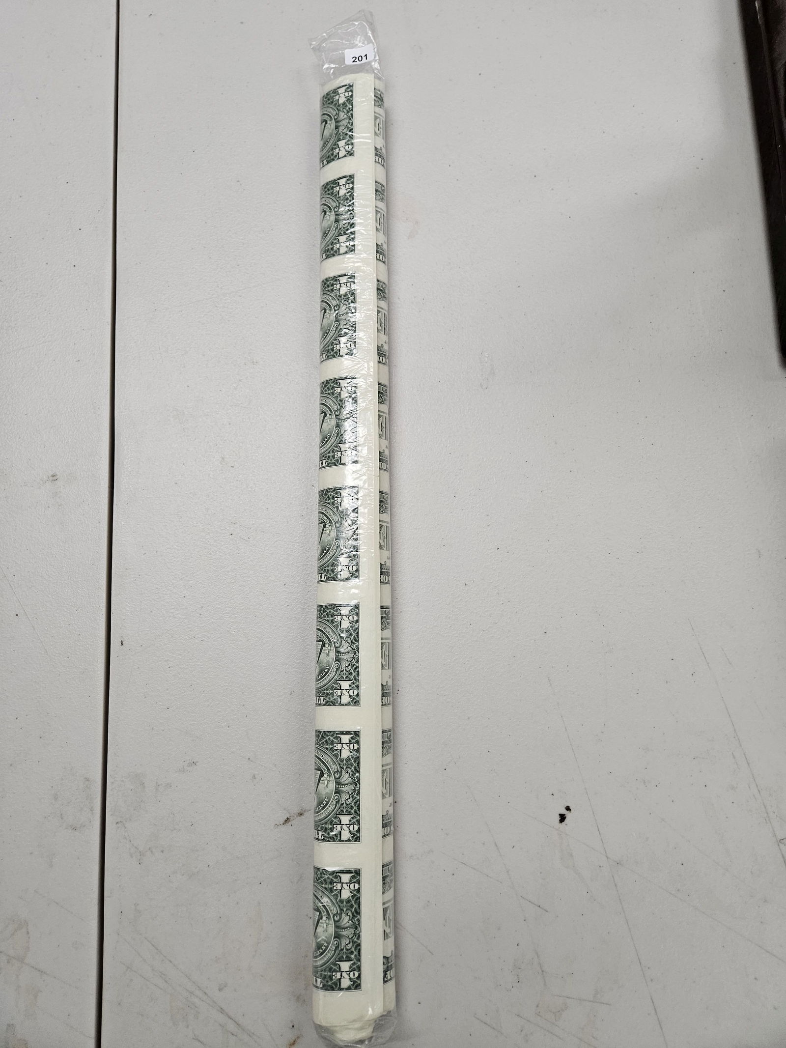 Full Original Uncut, Consecutive sheet of One dollar FRNs (1 of 3)
