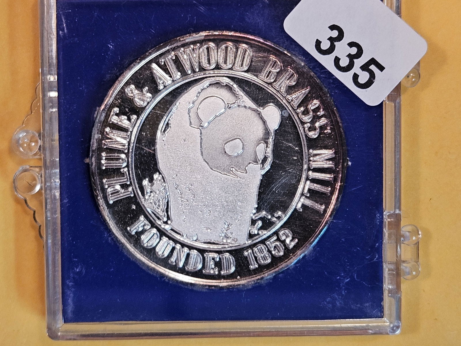 Two Troy ounce .999 fine silver Proof art round (1 of 2)