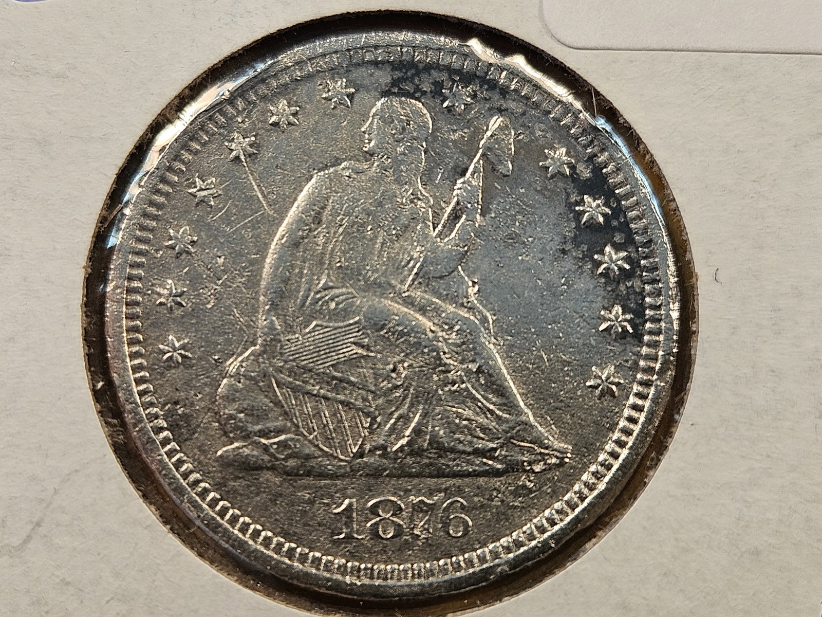 1876 Seated Liberty Quarter (1 of 4)