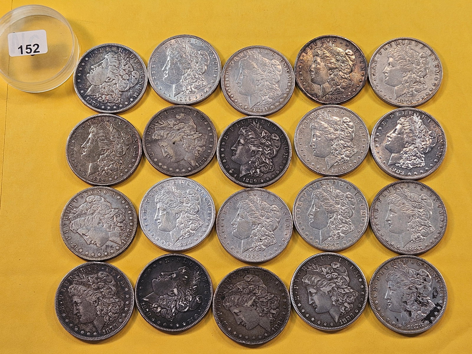 ** FULL ROLL** Twenty Morgan Silver Dollars (1 of 1)