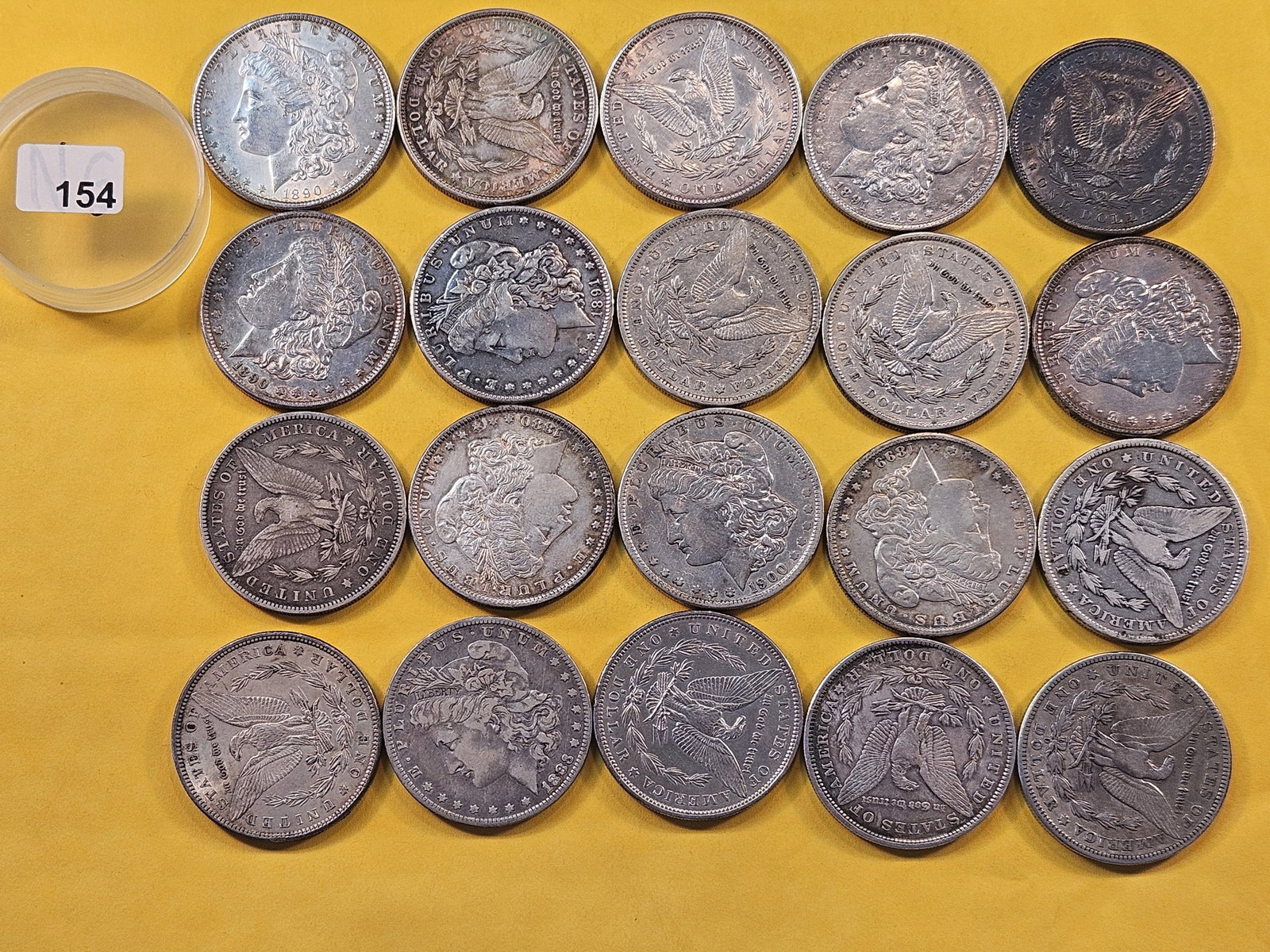 ** FULL ROLL** Twenty Morgan Silver Dollars (1 of 1)