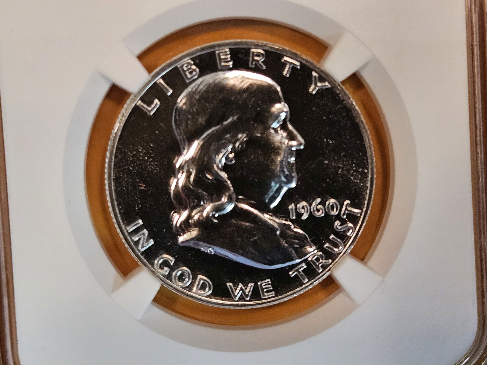 Superb GEM! NGC 1960 Franklin Half Dollar (1 of 3)