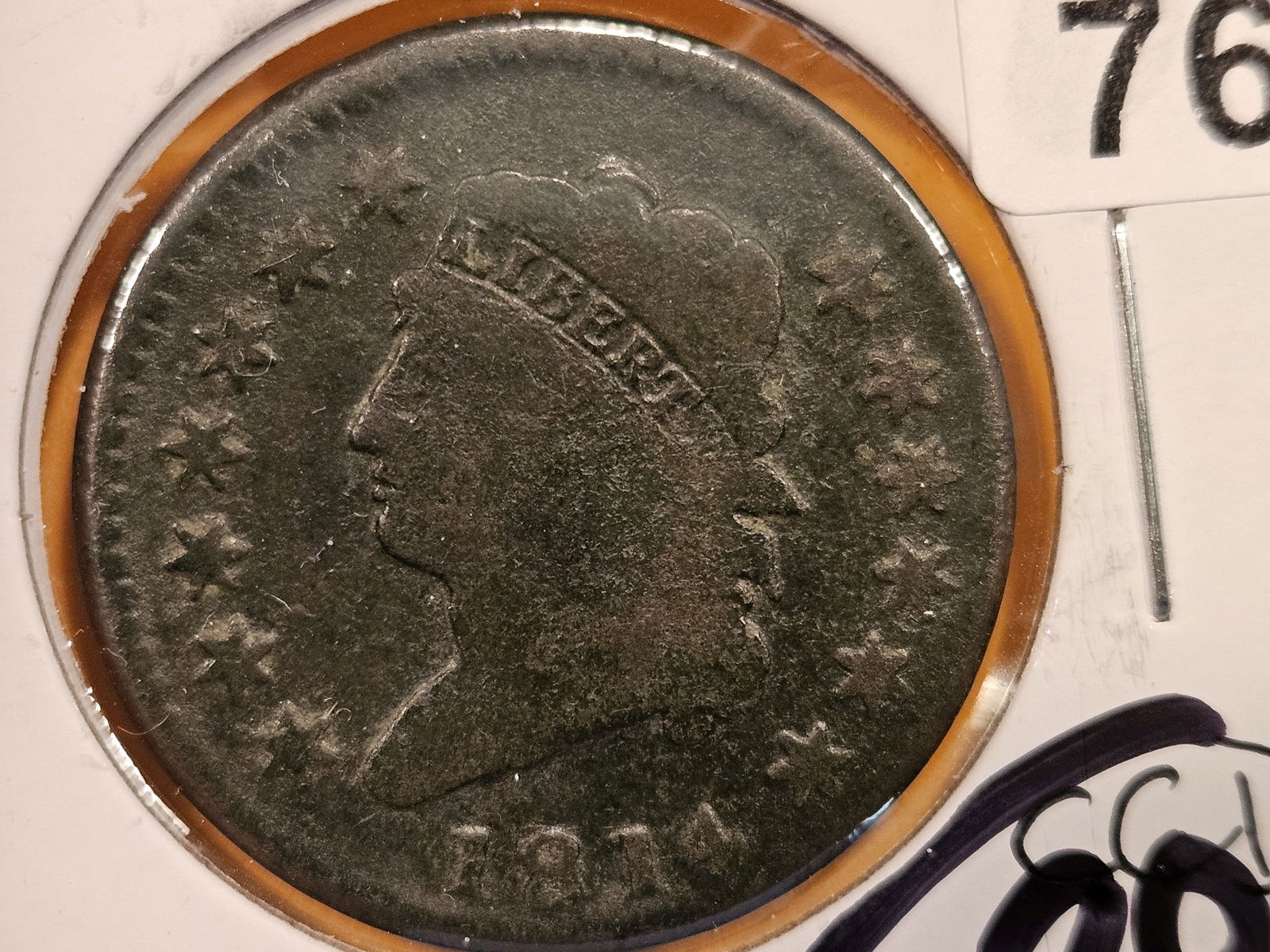* Key 1814 Classic Head Large Cent (1 of 4)