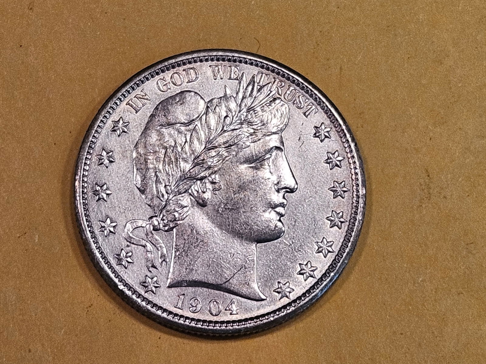 Key Grade! 1904 Barber silver half dollar (1 of 8)