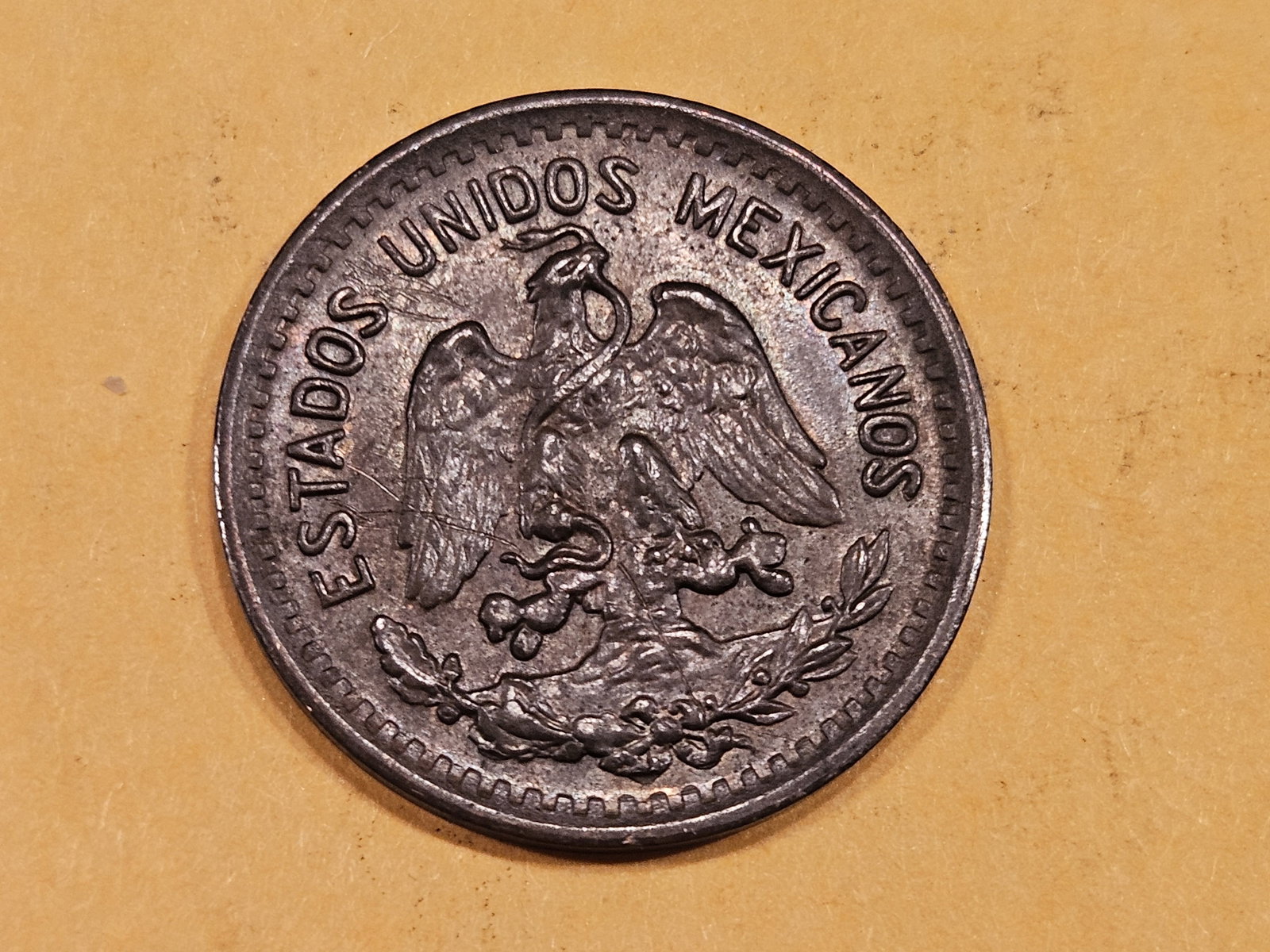 Choice Uncirculated Red-Brown 1923 Mexico 1 centavo (1 of 5)