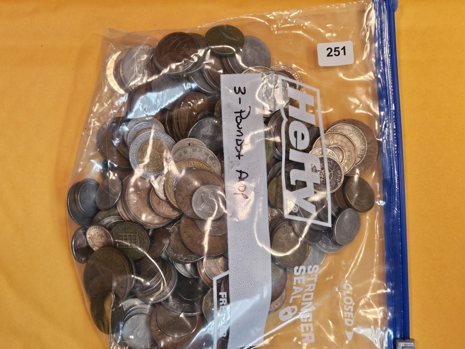 THREE POUNDS of mixed World Coins (1 of 2)