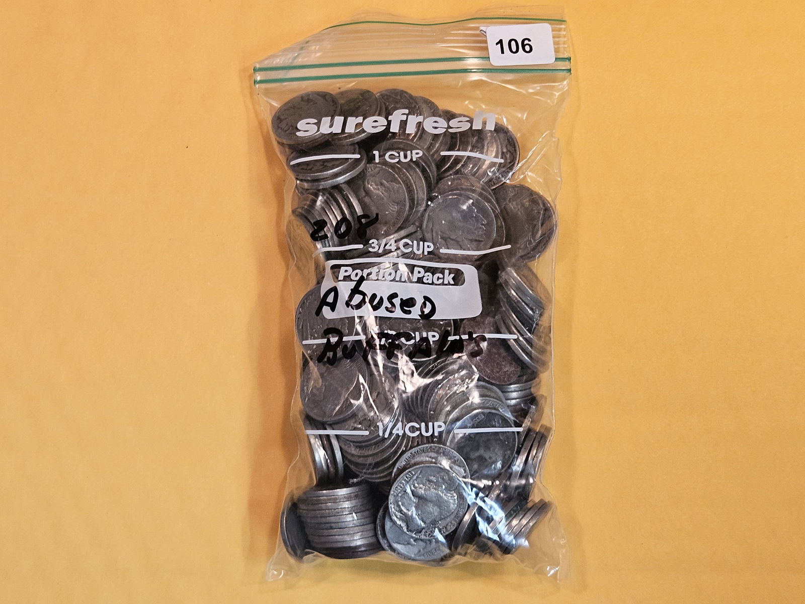 Two Hundred eight Buffalo Nickels (1 of 1)
