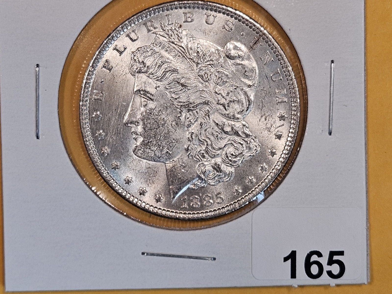 Brilliant Uncirculated 1885 Morgan silver dollar (1 of 2)