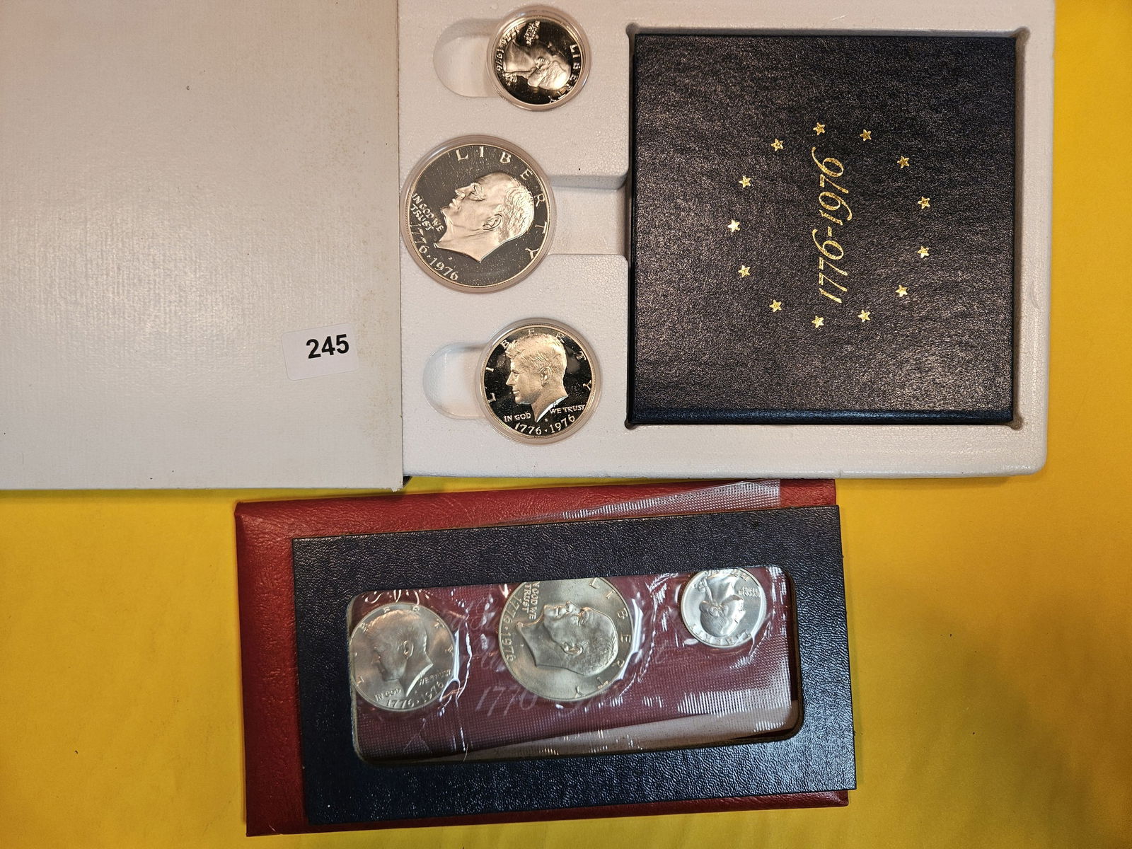 Two GEM, 3-coin silver Bicentennial coin sets (1 of 1)