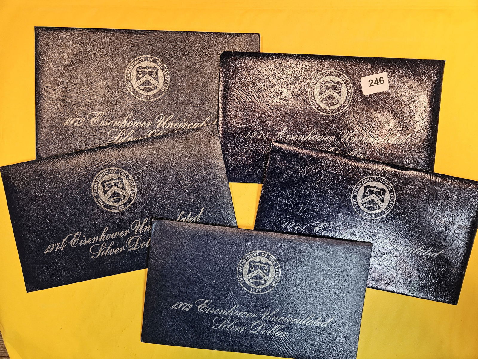 Five Silver BLUE Ikes (1 of 1)