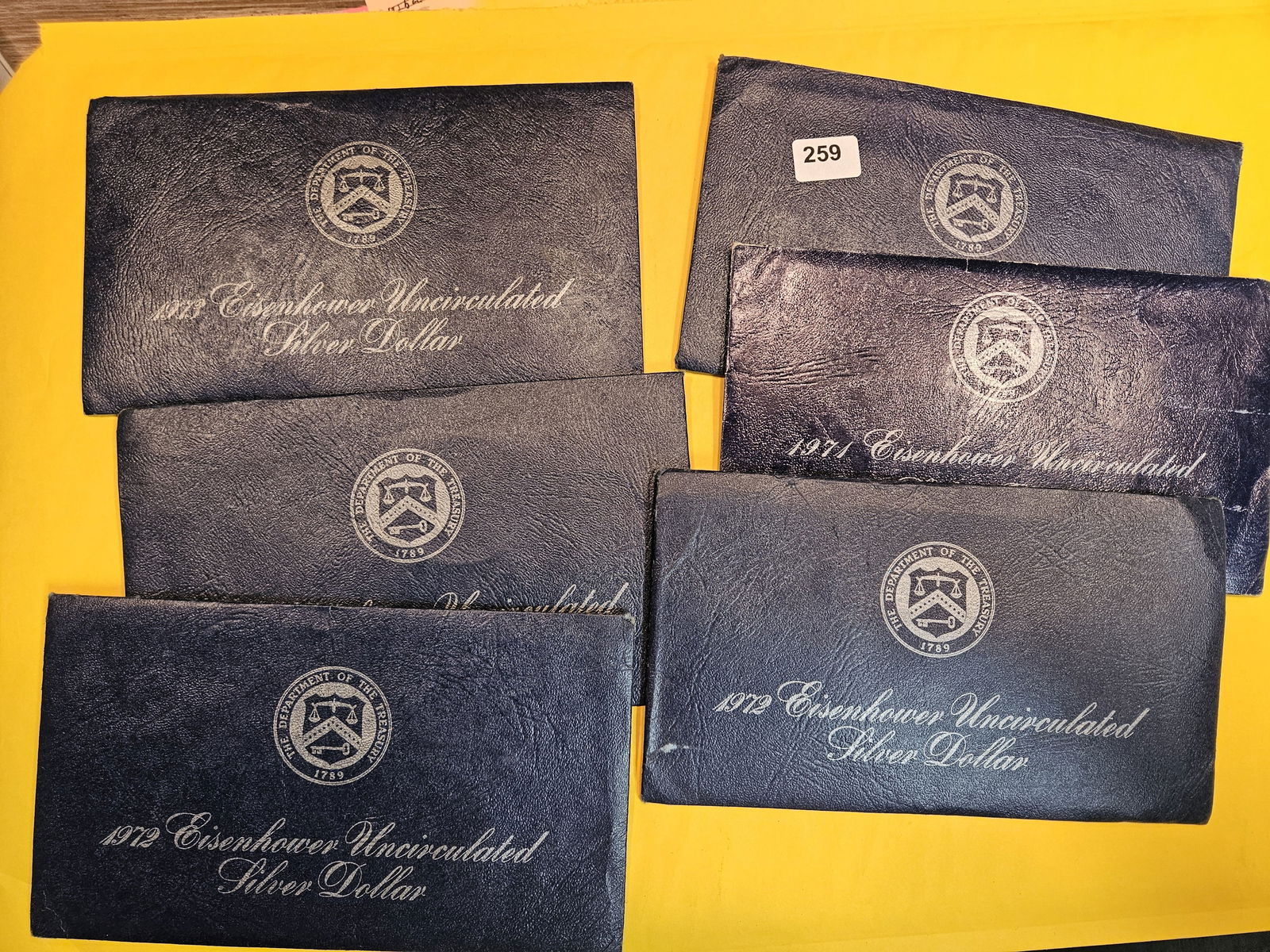 Six GEM Silver Blue Ikes (1 of 1)