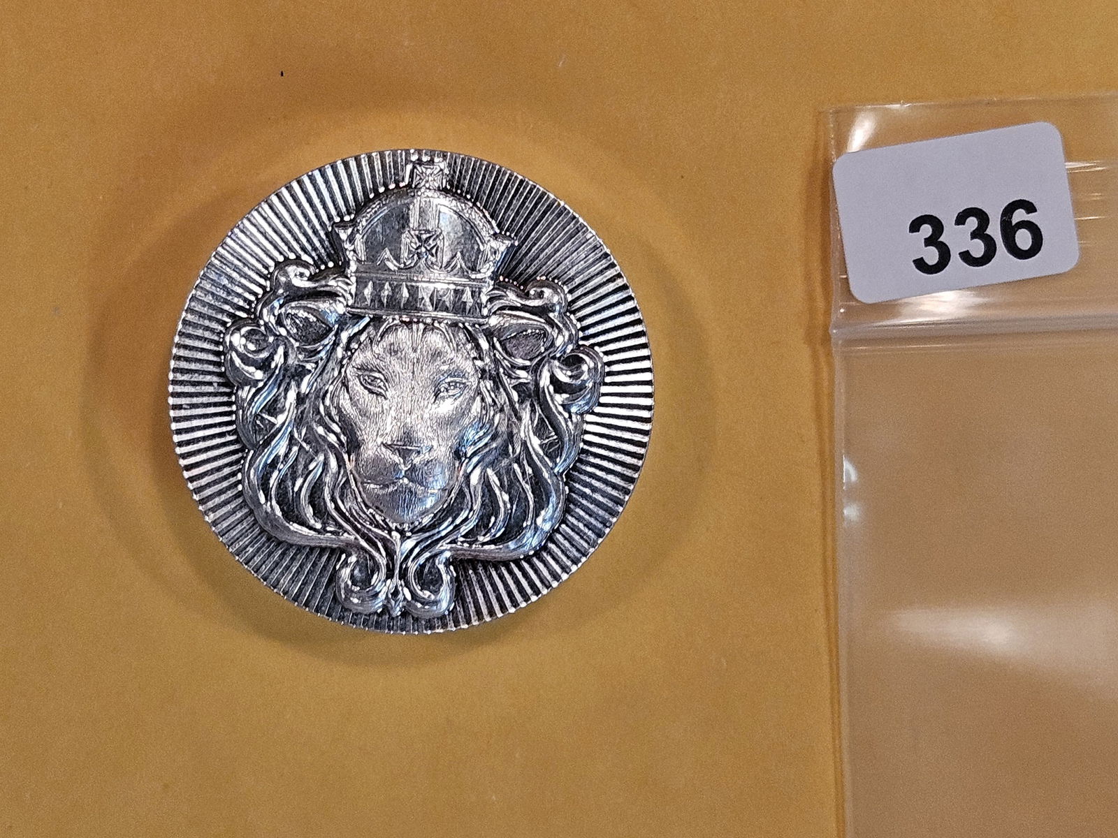 FIVE Troy ounce .999 fine silver High Relief Art Round (1 of 5)