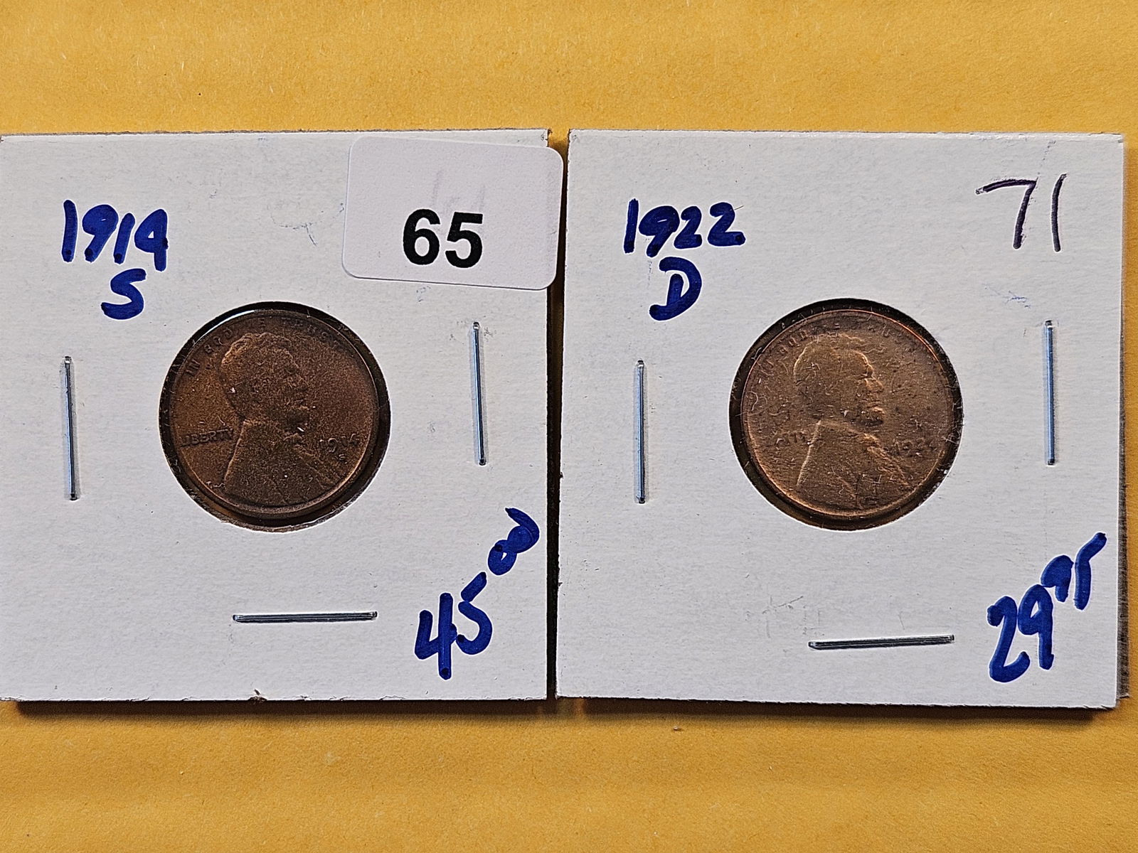 Two Better Date Lincoln Wheat Cents (1 of 6)