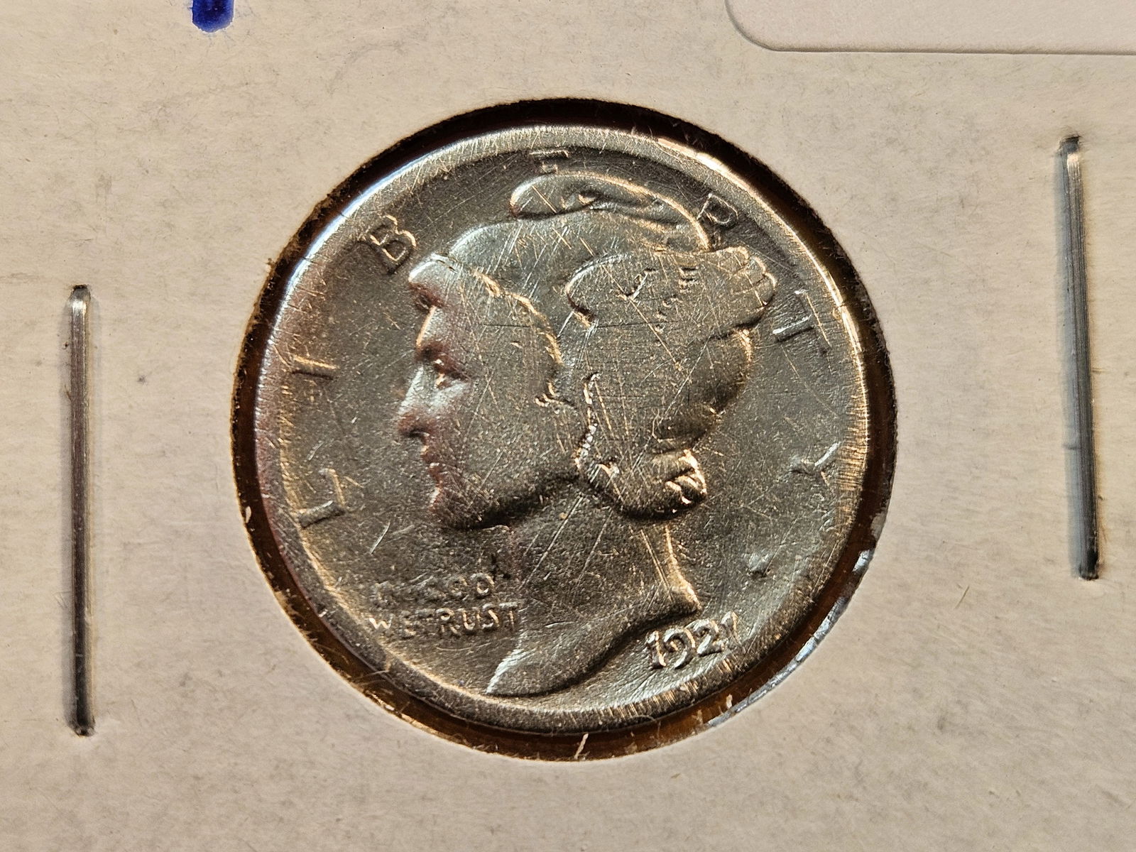 KEY-DATE!! 1921 Mercury Dime (1 of 4)