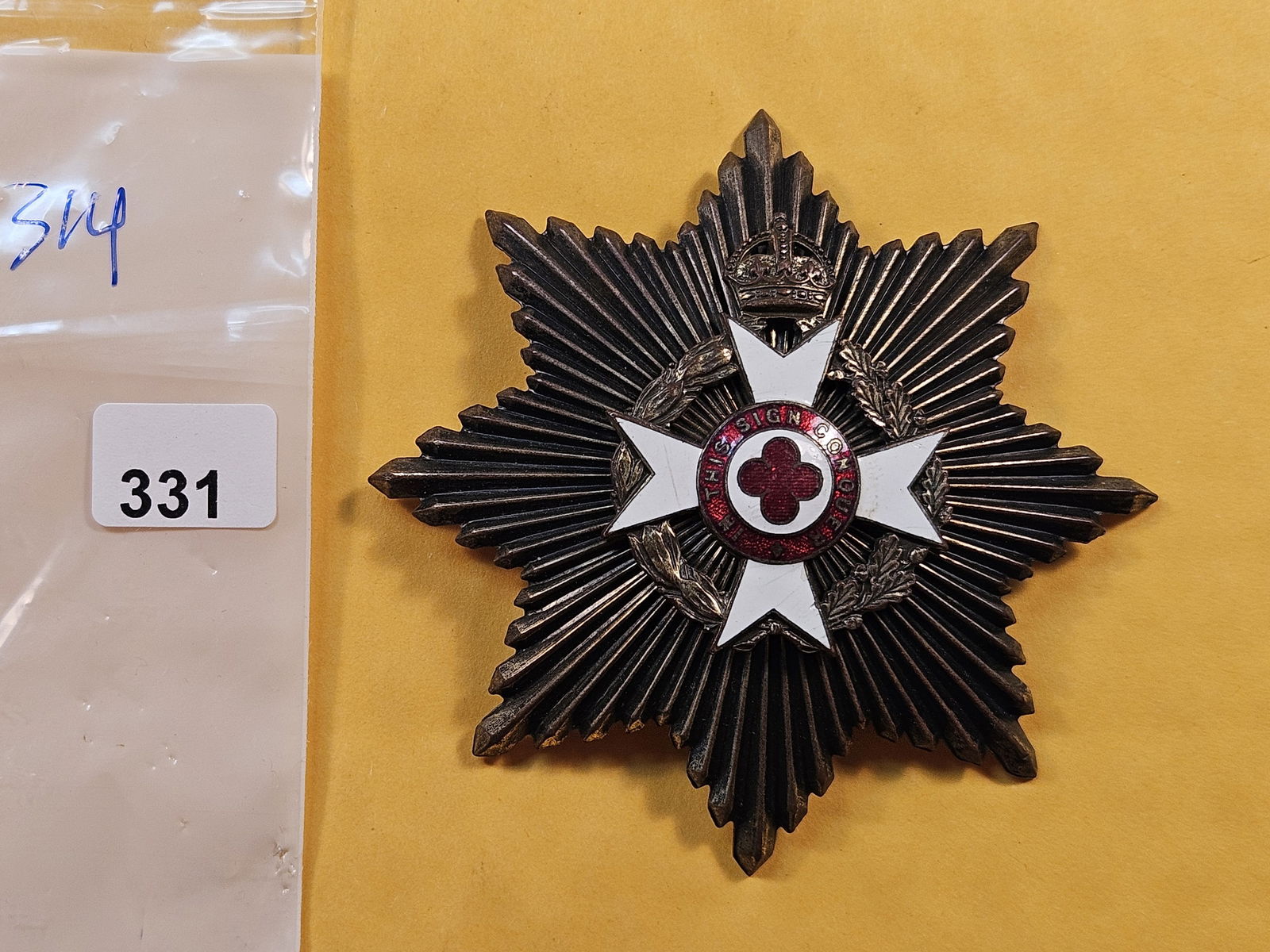 Vintage Great Britian Order of St. John breast star bronze badge (1 of 4)