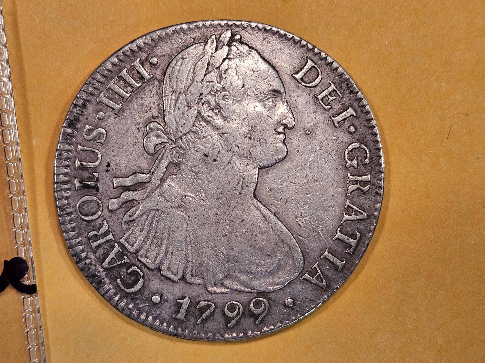 1799 FM Mexico silver 8 reals in Extra Fine plus (1 of 3)