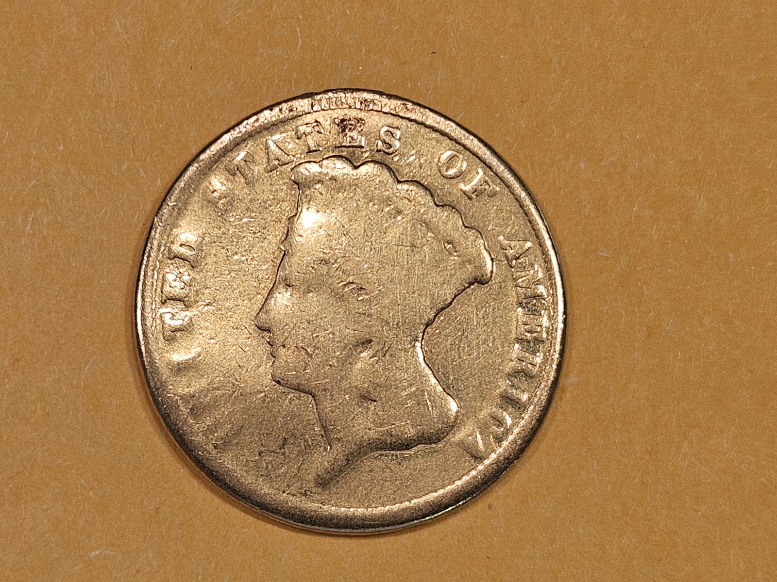 GOLD! Scarce 1854 Three Dollar Gold (1 of 4)