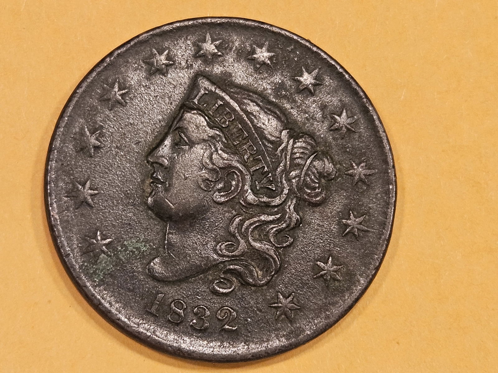 1832 Large Cent in Extra fine plus - details (1 of 5)