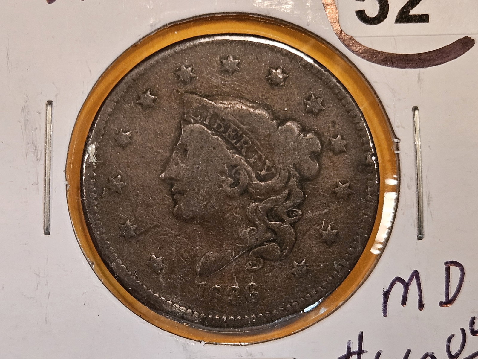 1836 Large Cent (1 of 3)