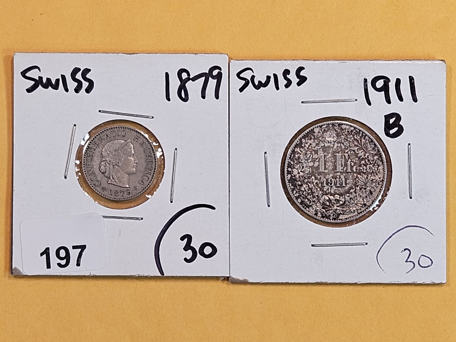 Two better date and grade coins from Switzerland (1 of 5)
