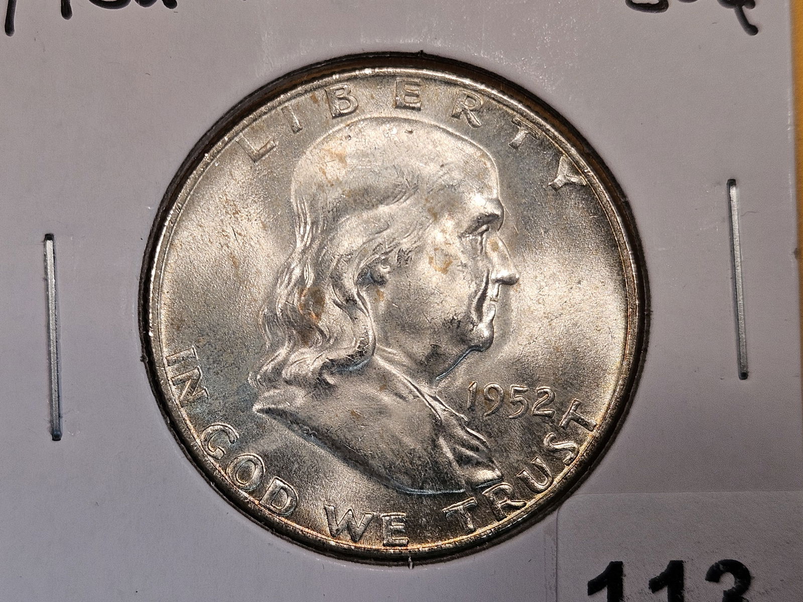 Choice Brilliant Uncirculated Plus 1952-D Franklin Half Dollar (1 of 4)