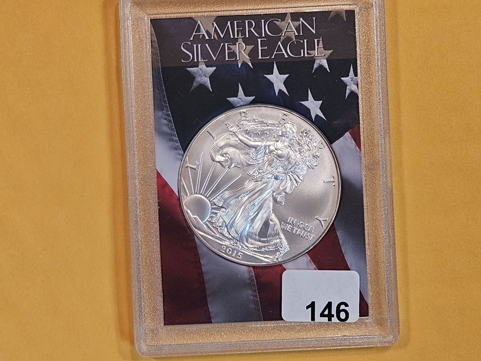 GEM Brilliant Uncirculated 2015 American Silver Eagle (1 of 2)