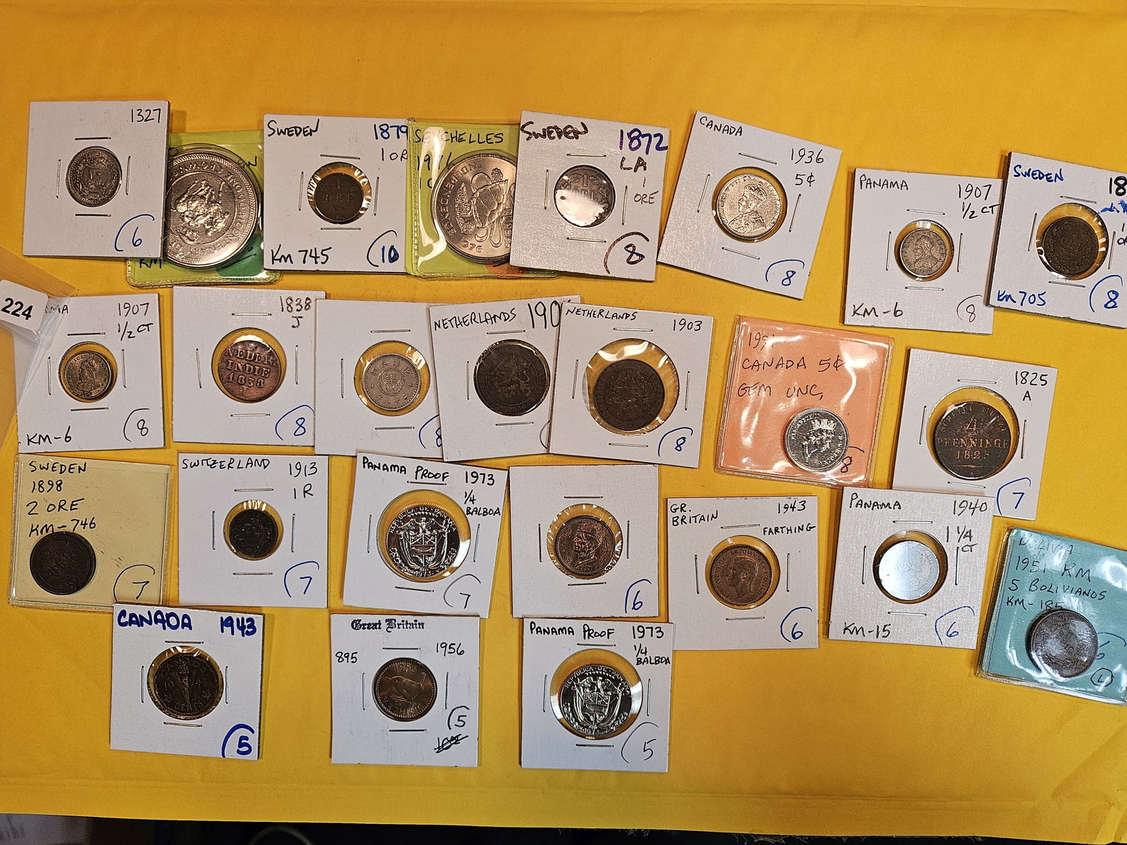 Twenty-five mixed World Coins (1 of 7)