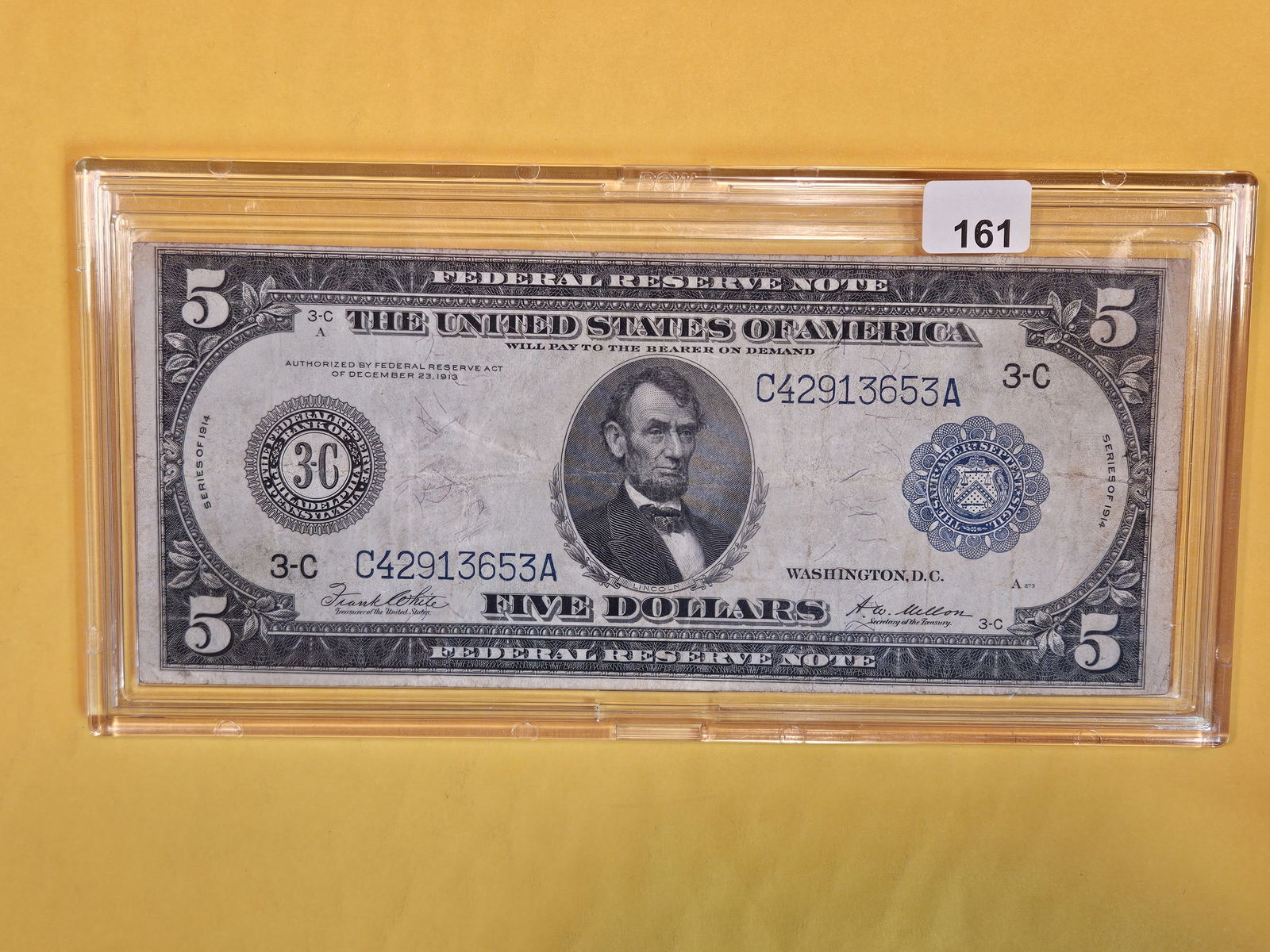 Series of 1914 Five Dollar Federal Reserve Note (1 of 2)