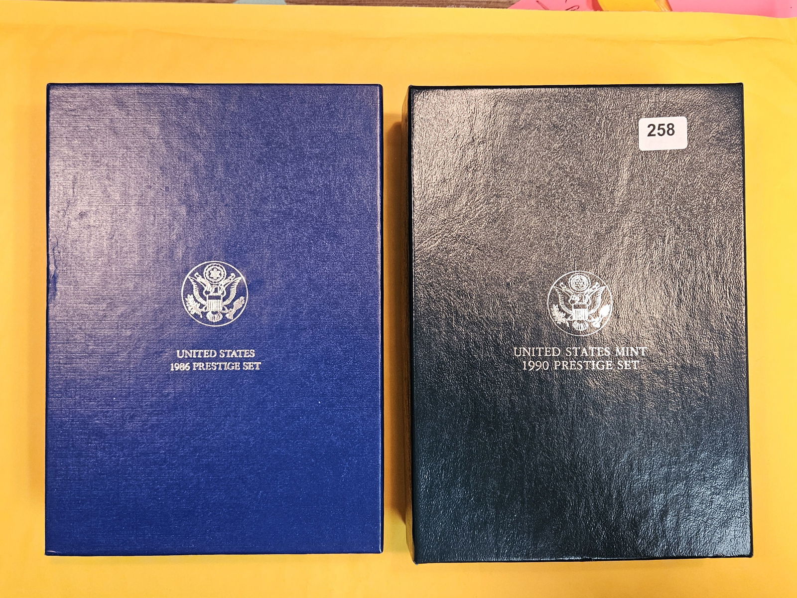 1986 and 1990 US MINT Prestige Silver Proof Sets (1 of 3)