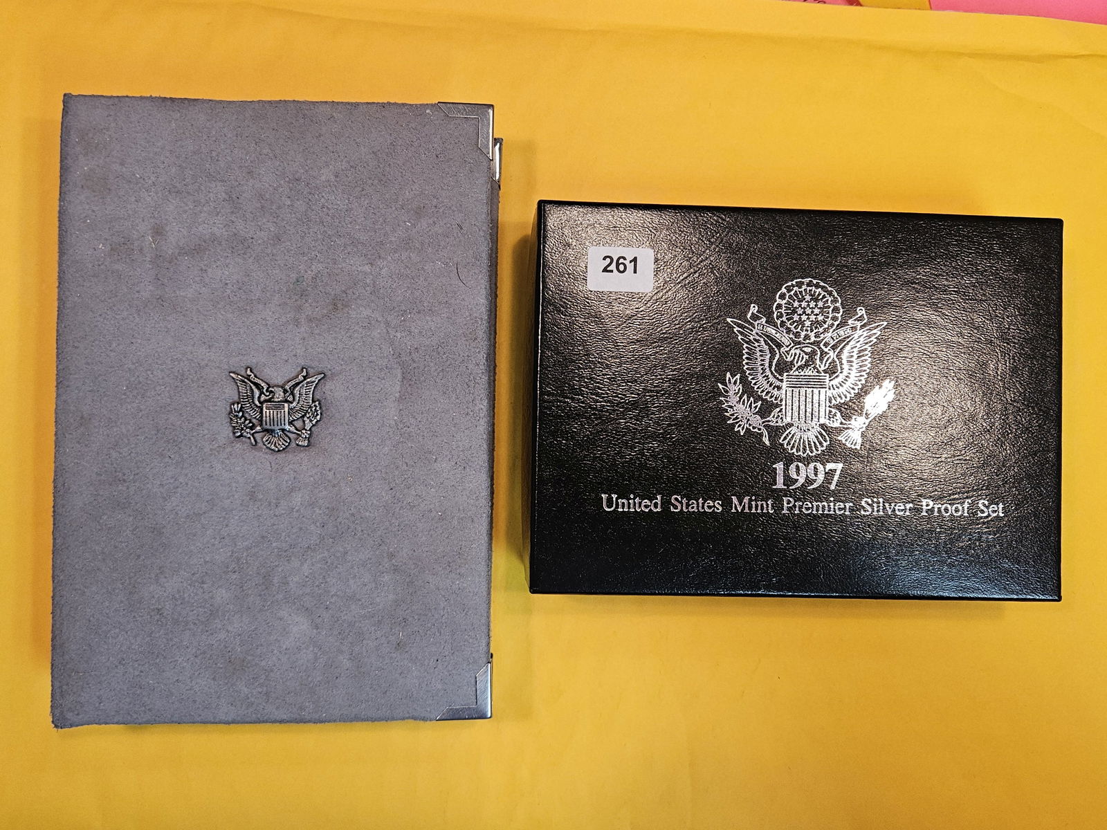 1986 US Silver Prestige Set and 1997 US MINT Premier Silver Proof Set (1 of 3)