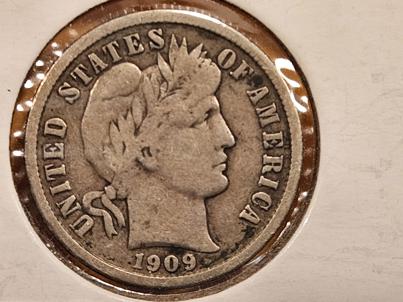 * Semi-Key 1909-S Barber Dime (1 of 3)