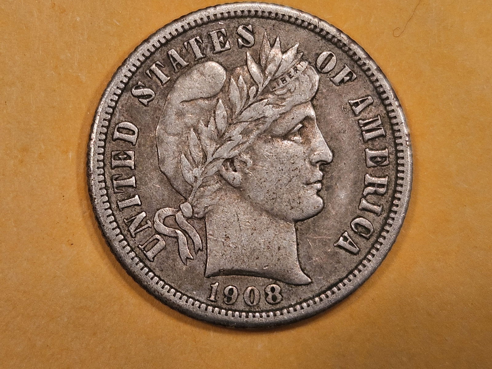 * Better date and grade1908-O Barber Dime (1 of 5)