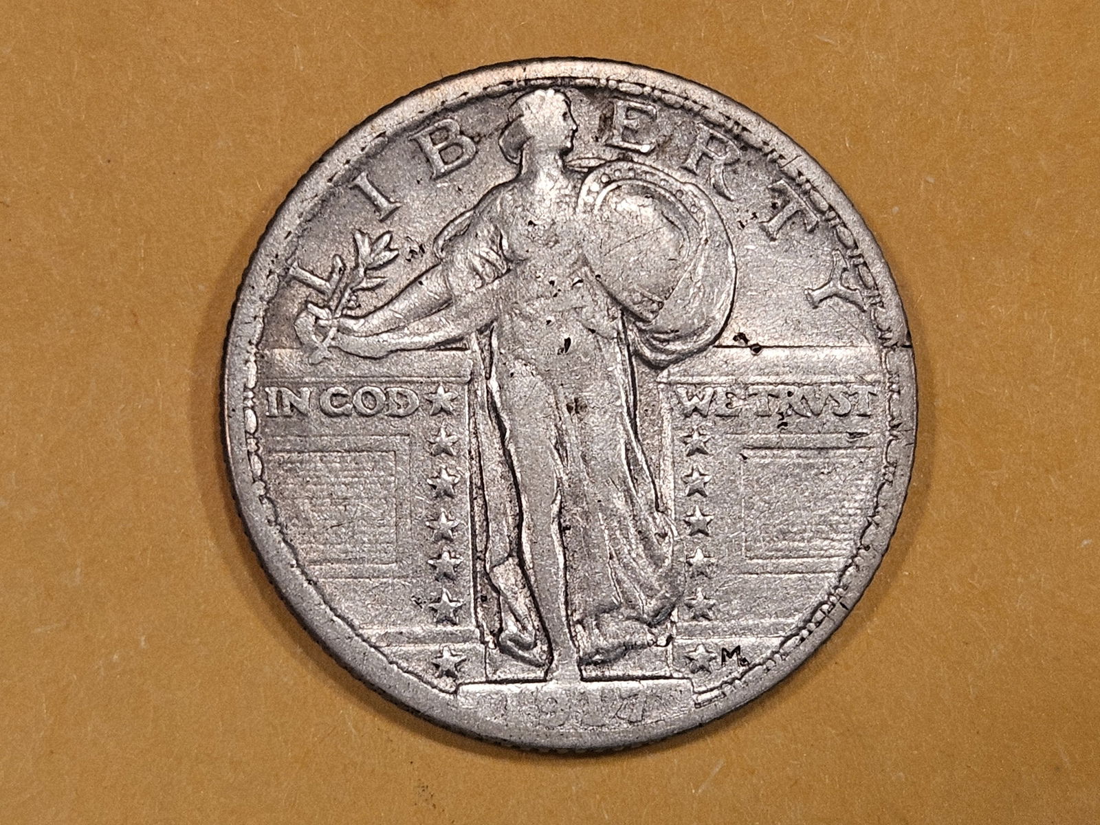 1917 Type 2 Standing Liberty Quarter (1 of 3)