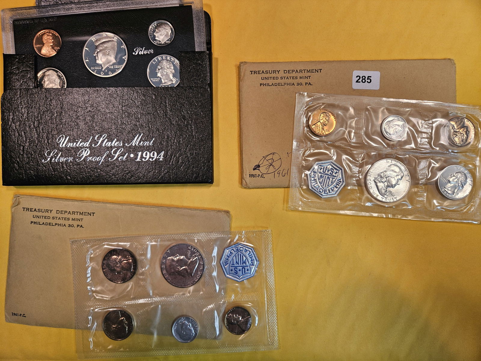Three US SILVER Proof Sets in OGP (1 of 6)