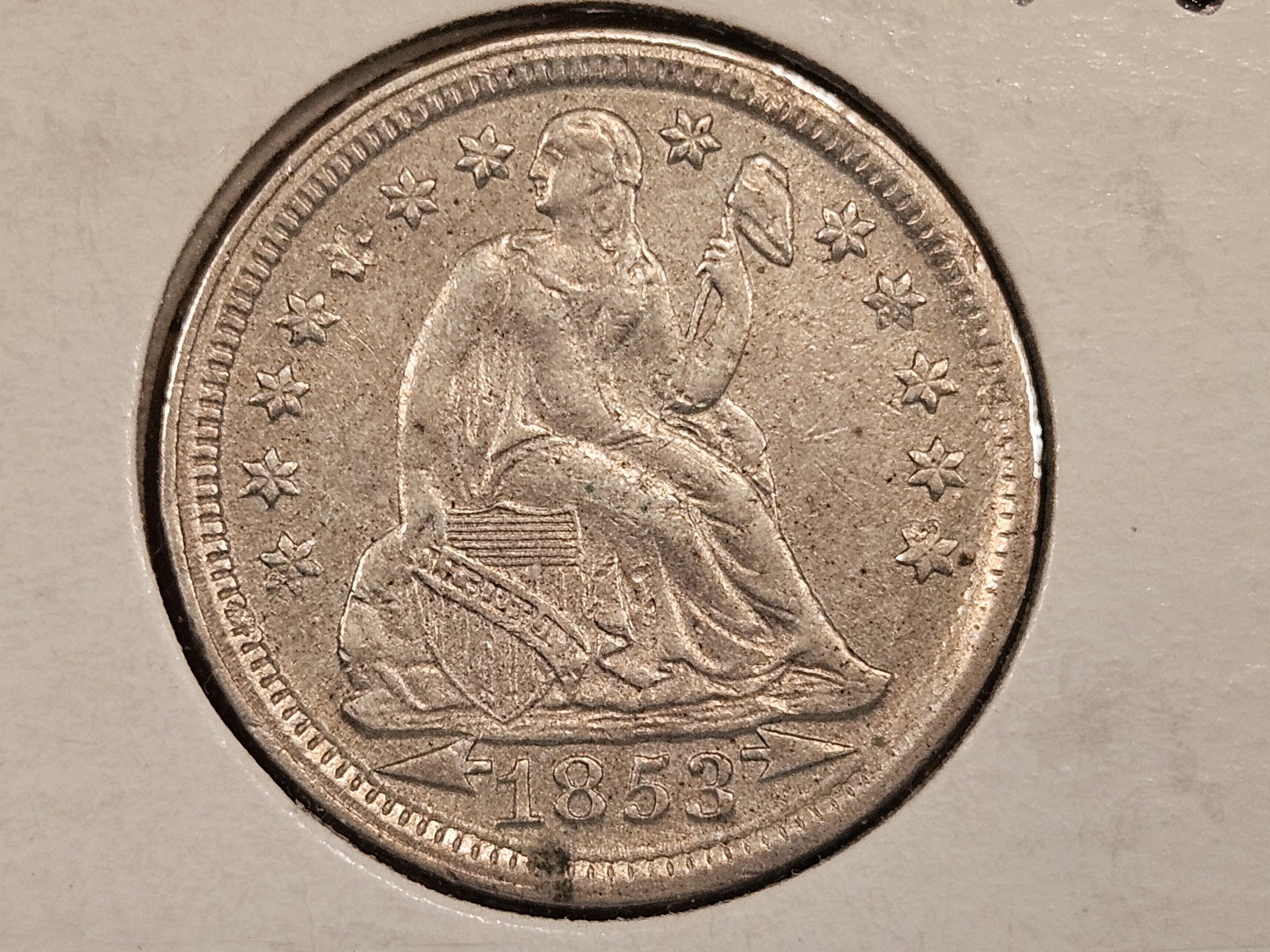 1853 Seated Liberty Dime (1 of 6)