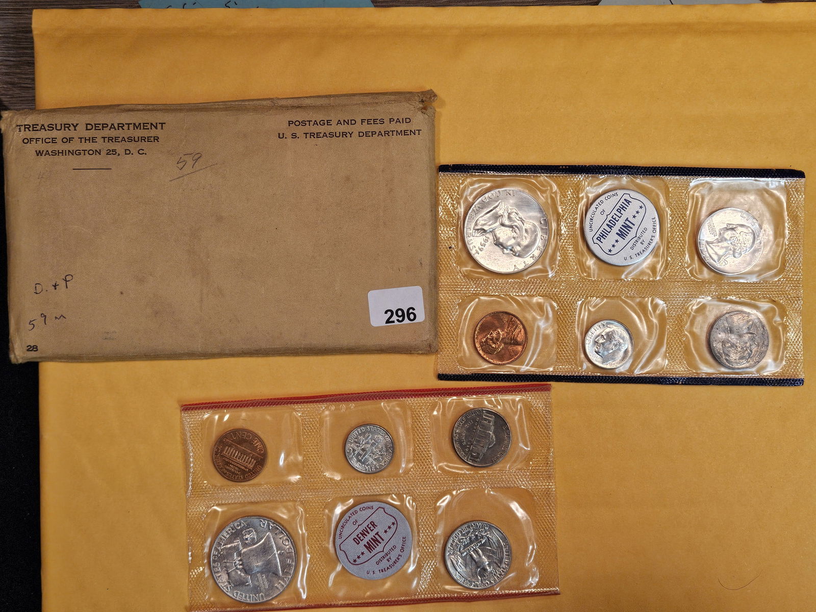 GEM 1959 US Silver Mint Set (1 of 5)