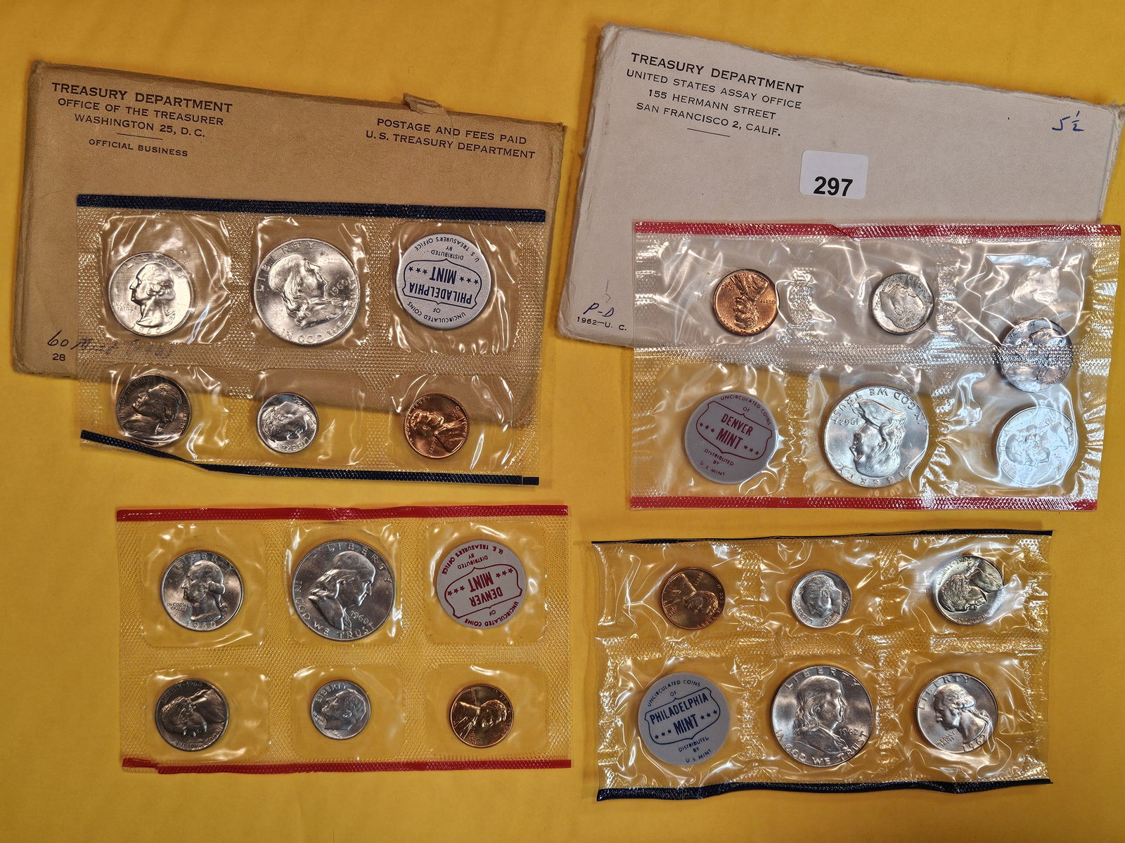 Two GEM US Silver Mint Sets in OGP (1 of 2)