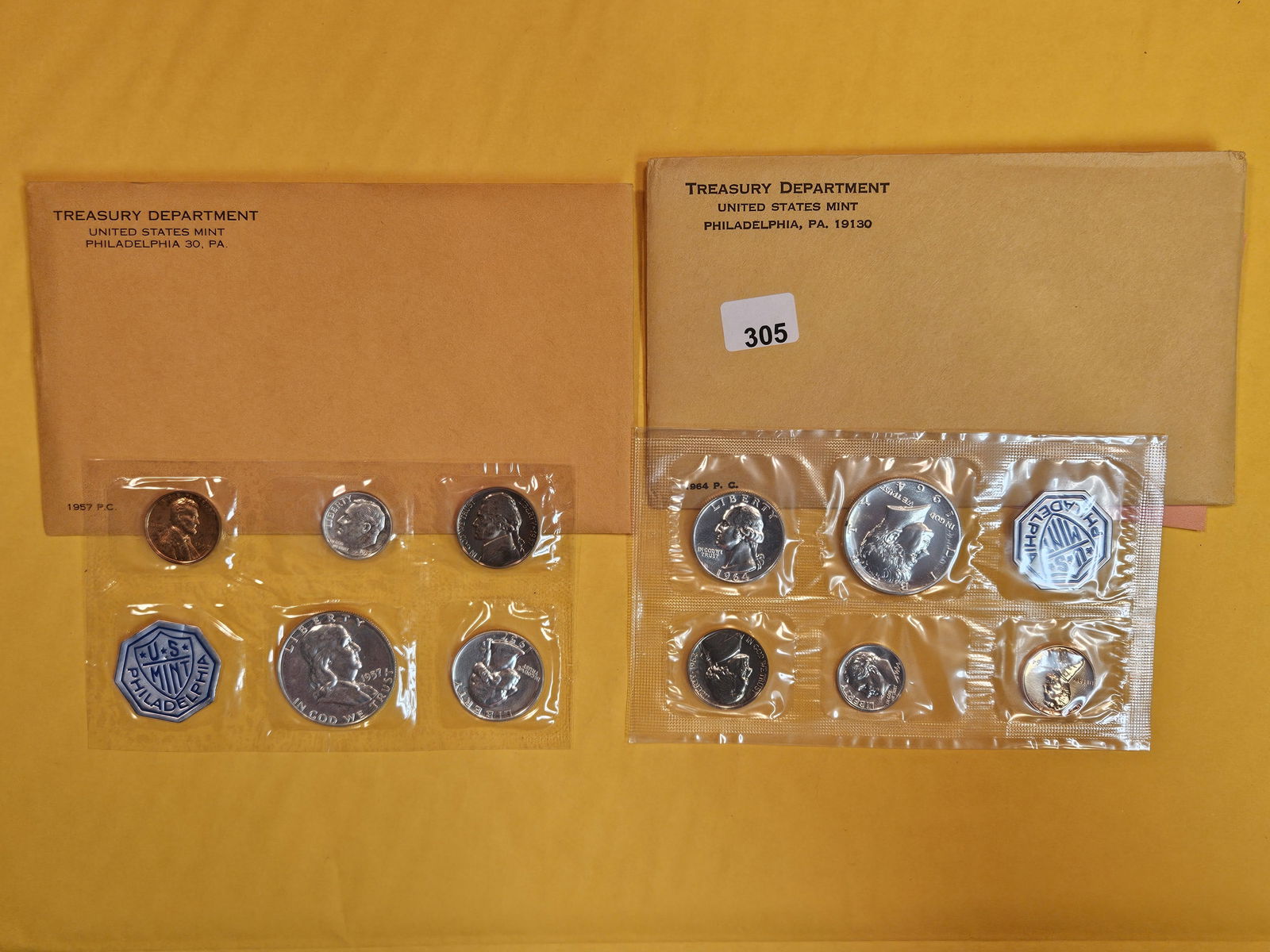 1957 and 1964 US Silver Proof Sets (1 of 5)