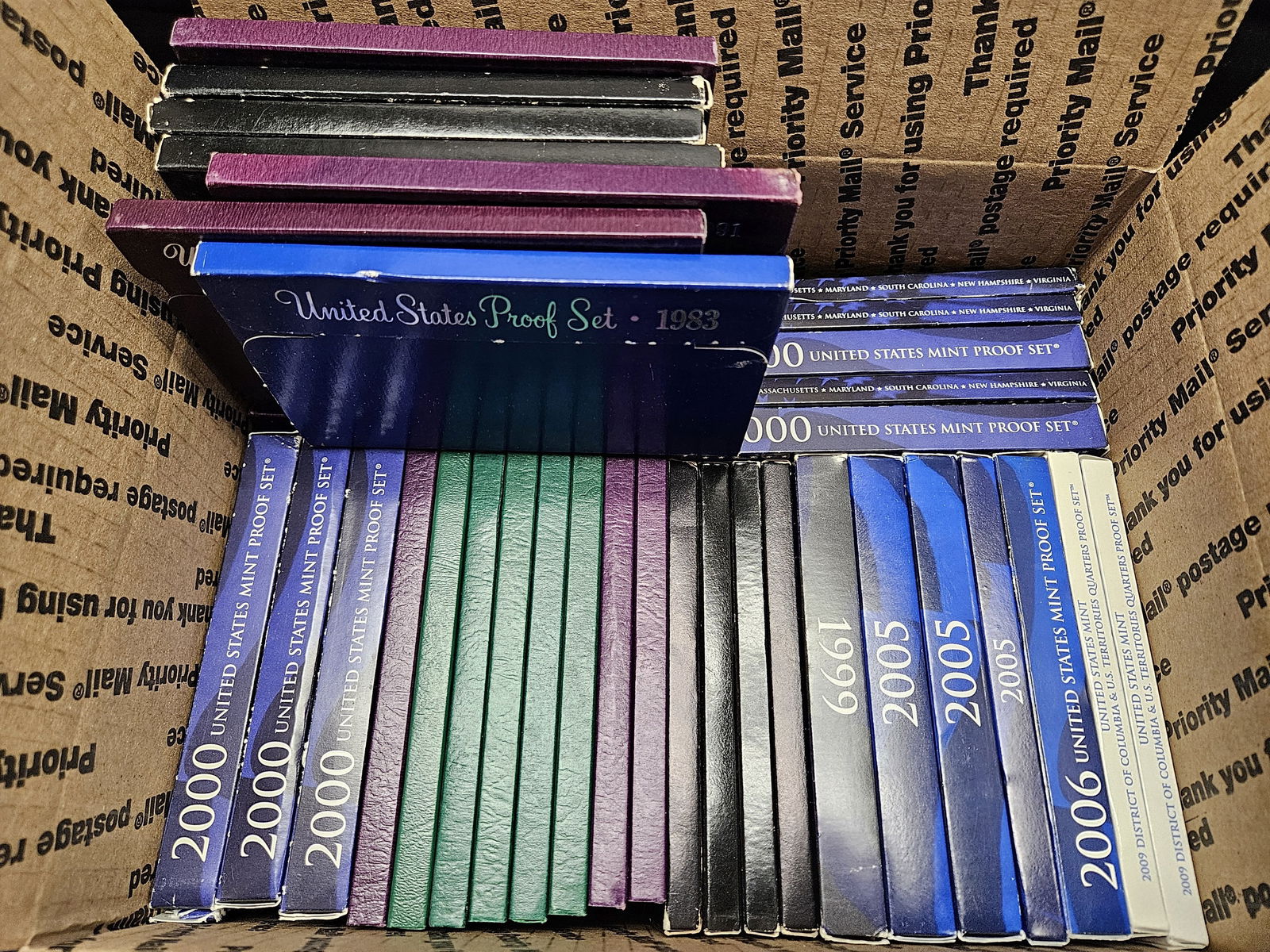 FORTY US PROOF SETS (1 of 3)