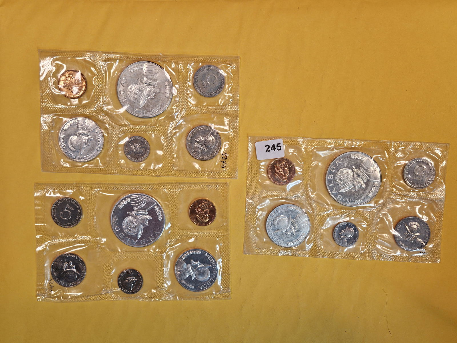 1967, 1968 and 1969 Panama Silver proof Sets (1 of 5)