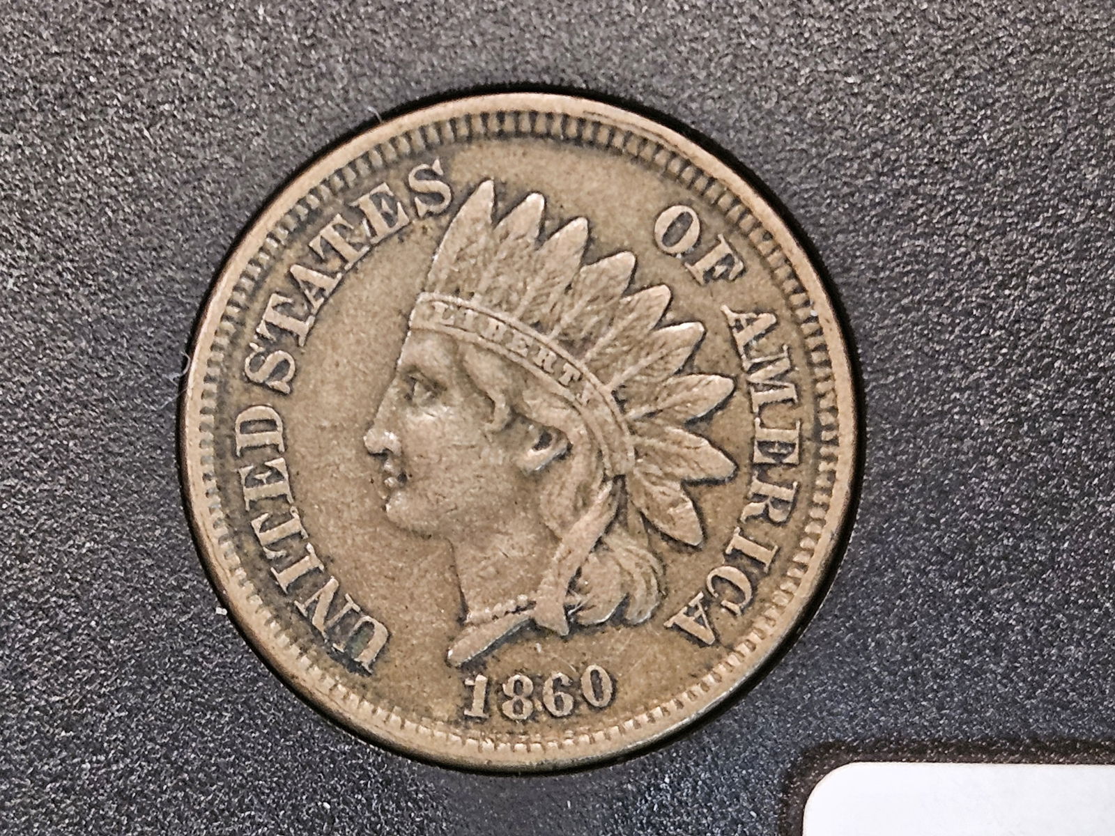 1860 Rounded Bust Indian Cent (1 of 5)