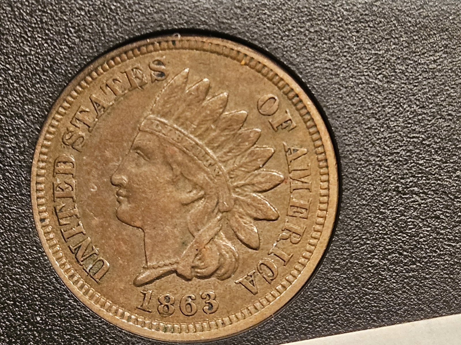 1863 Copper Nickel Indian cent (1 of 5)