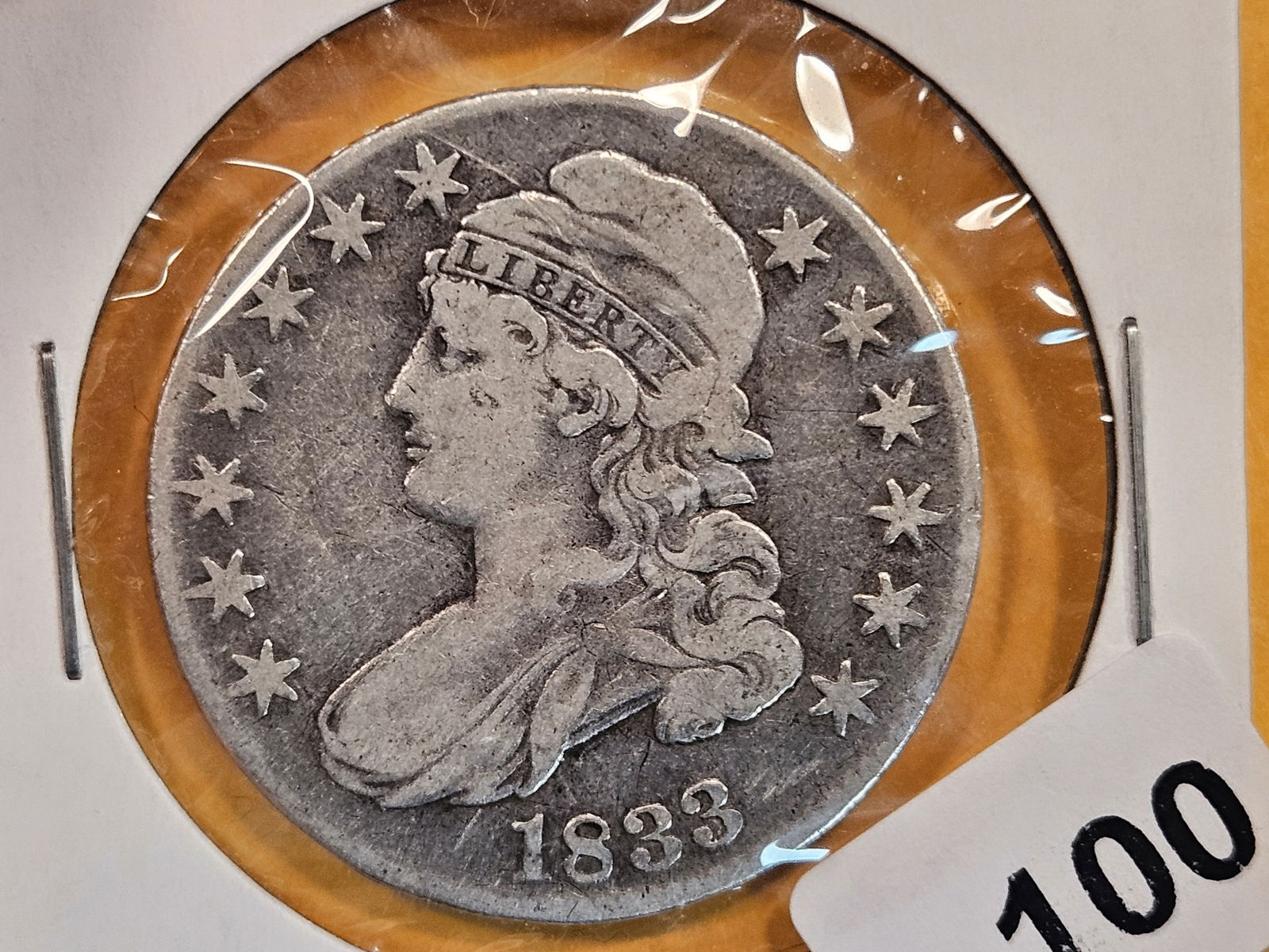 1833 Capped Bust half Dollar (1 of 3)