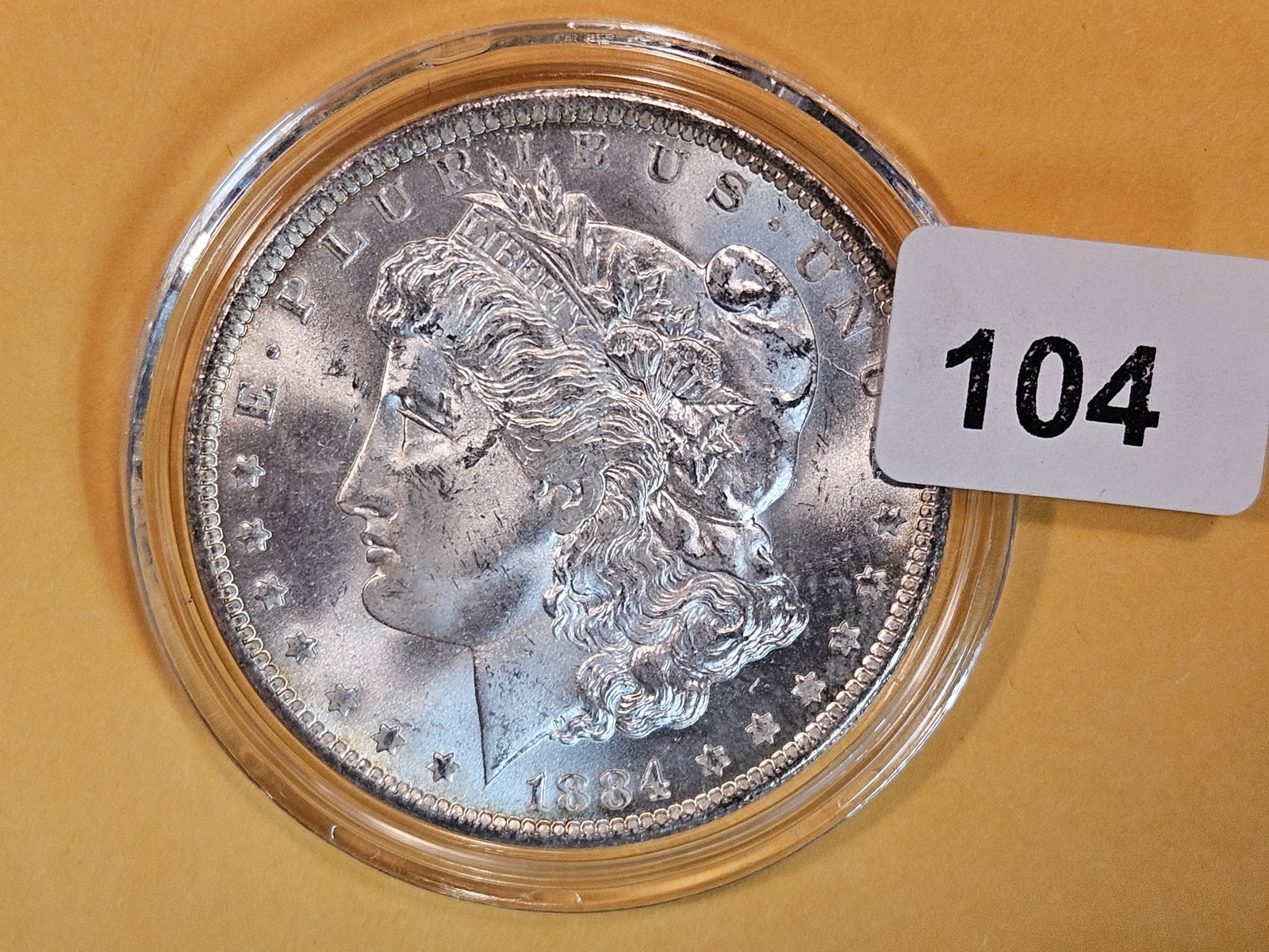 Choice Brilliant AU-BU 1884-O Morgan Dollar (1 of 3)