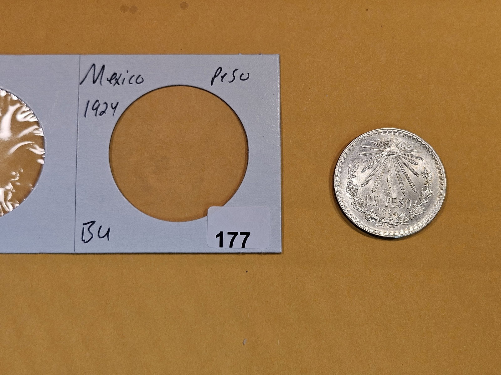 1924 Mexico silver peso in Brilliant Uncirculated (1 of 4)