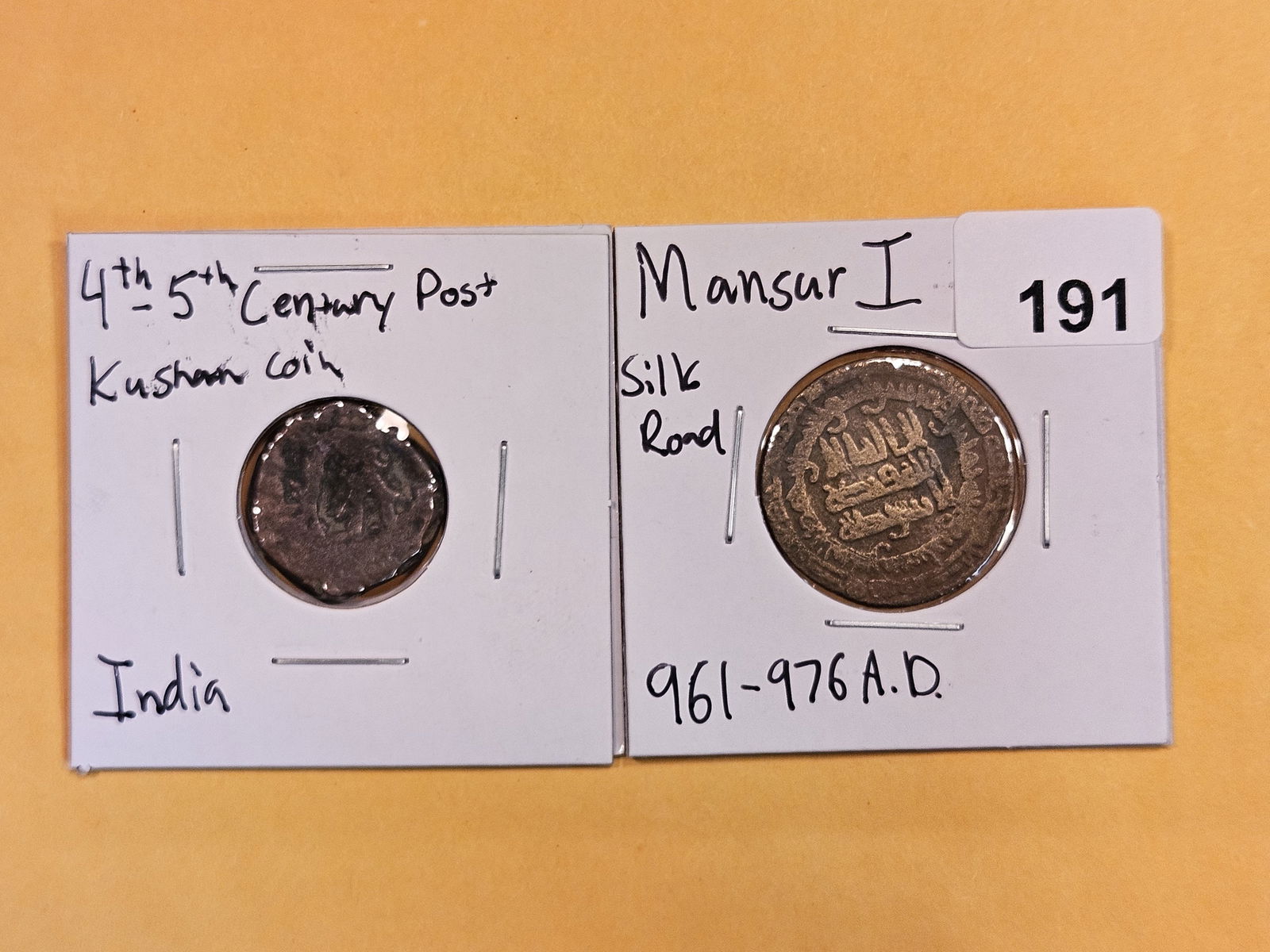 ANCIENTS! Two Indian area ancient coins (1 of 5)