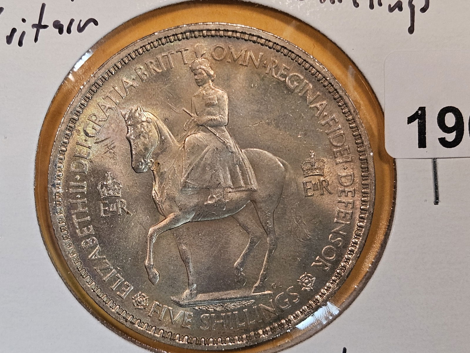 1953 Great Britain 5 shillings (1 of 5)