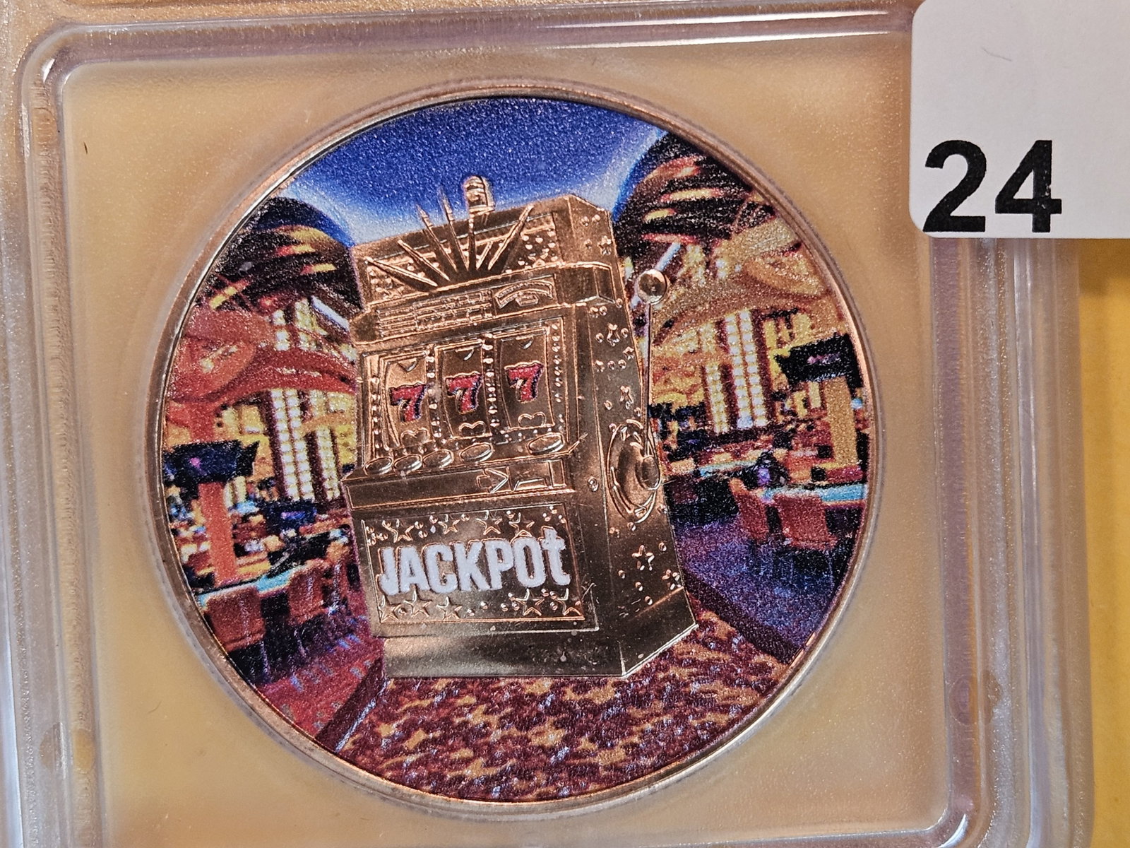 PERFECT! ICG No Date Jackpot Round in Mint State 70: Perfect Grade. One of 10,000
